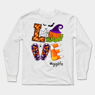 Love Gigi Life Pumpkin Halloween Costume Long Sleeve T-Shirt